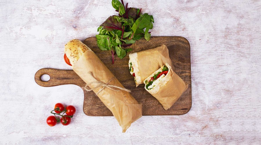 Biodegradeable Waxed Kraft Deli Sheets Fully Compostable Deli Paper